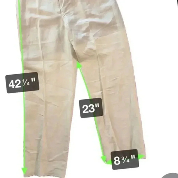 Kasper‎ Linen Trouser Dress Pants Size 14 NWT - Picture 5 of 6